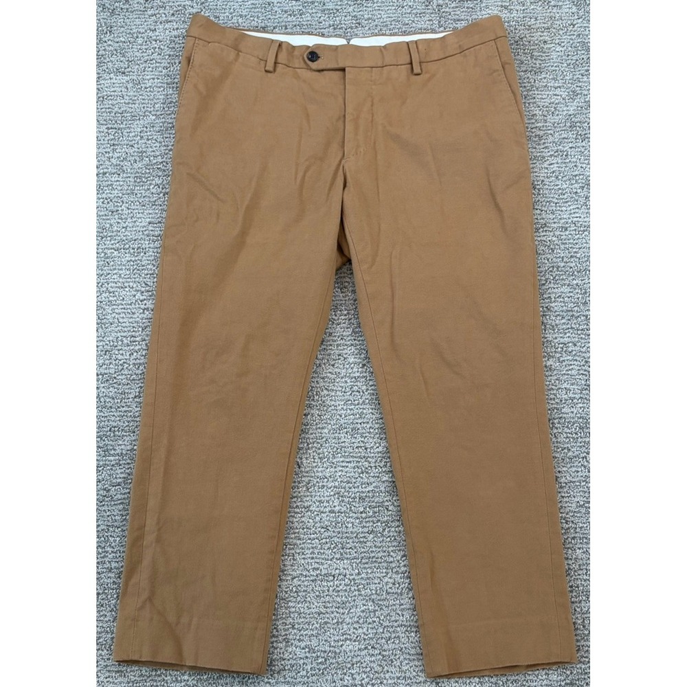 Men's‎ Hackett N14 Savile Row Hand Crafted Camel Beige Pants Cotton/Cashmere 36R